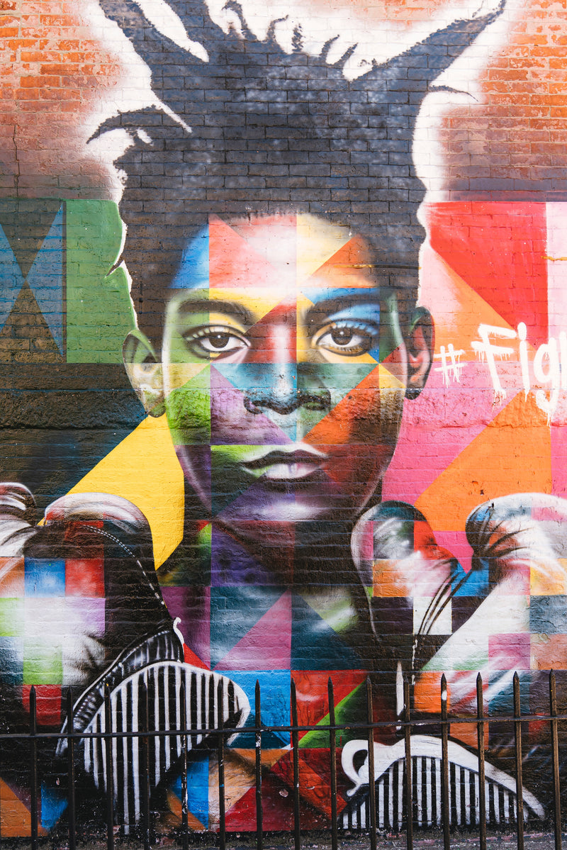 A celebration of African-American artists. Jean Michel Basquiat