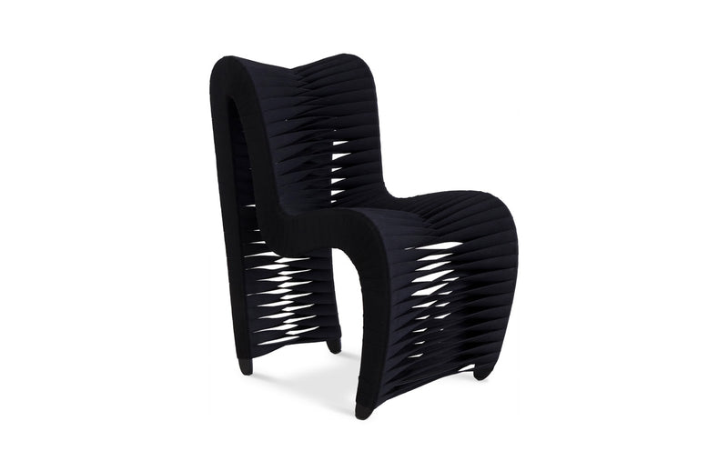 Seat Belt Dining Chair,Black