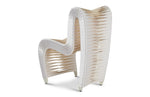 Seat Belt Dining Chair, White/Off White