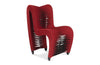 Seat Belt Dining Chair, Red/ Black