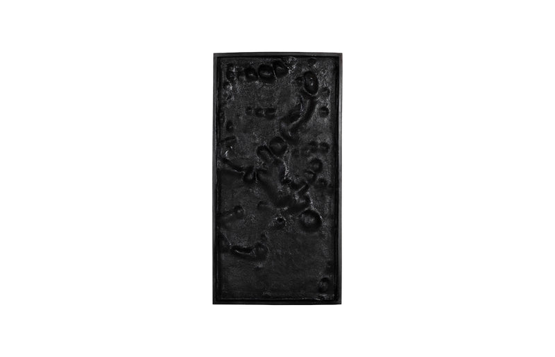 Splotch Wall Art, Rectangle, Bronze Finish