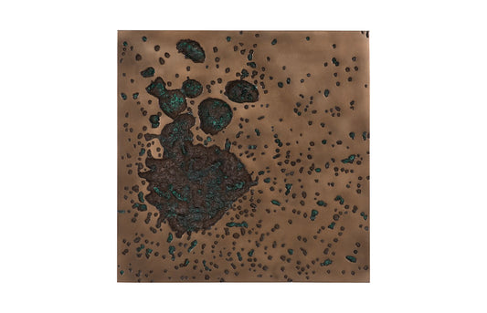 Splotch Wall Art, Square, Bronze Finish