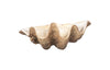 Cast Clam Shell Bowl, Faux Finish, SM