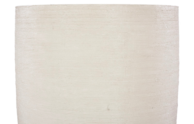 Flora Grande Planter, Cream, Small