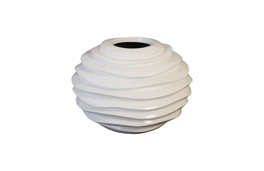 Spiral Planter, White, SM