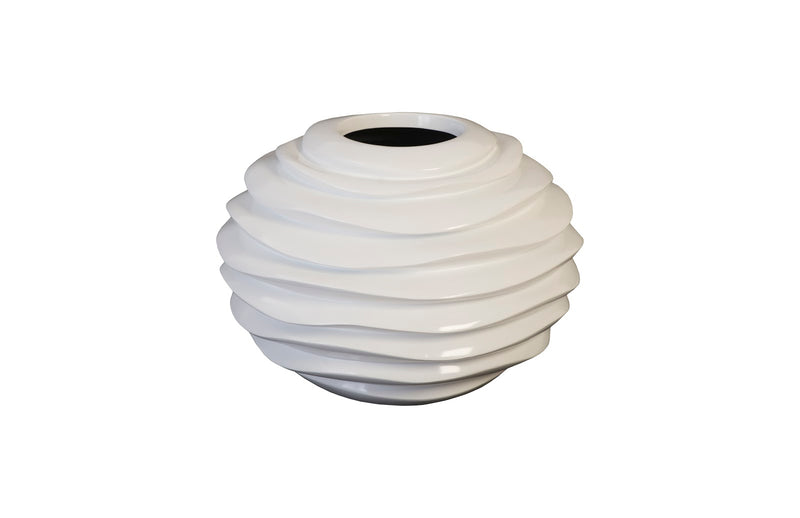 Spiral Planter, White, SM